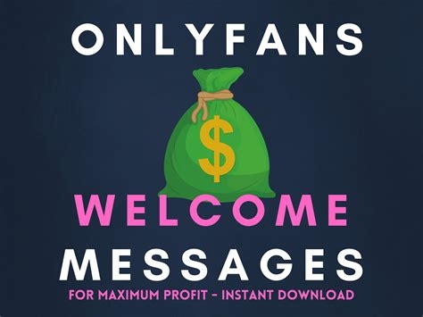 onlyfans welcome messages examples nude